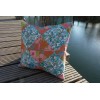 Strawberry blue Housse de coussin